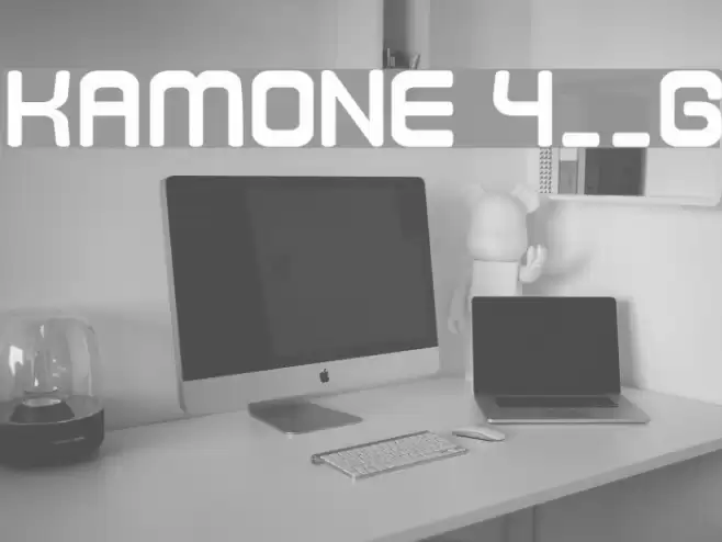 Kamone 4__G フォント examples