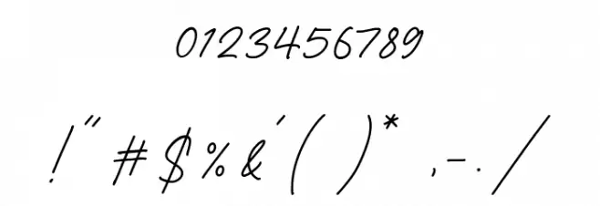 Kampsite Font OTHER CHARS