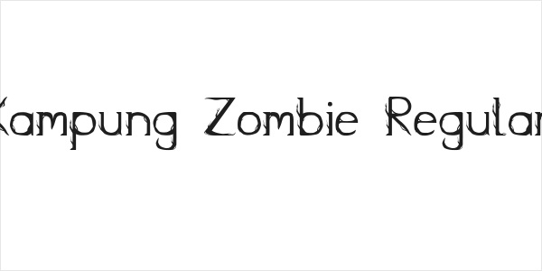 Kampung Zombie Regular Logo
