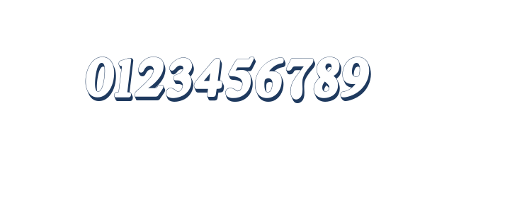 Kamryn 3D Italic Other Characters