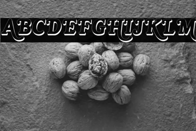 Kamryn 3D Italic Font examples