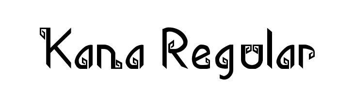 Kana Regular Fonte