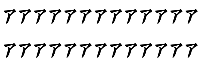 Kana Font LOWERCASE