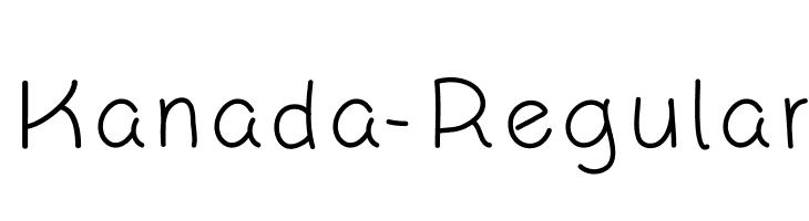 Kanada-Regular Font
