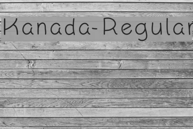 Kanada-Regular Font examples