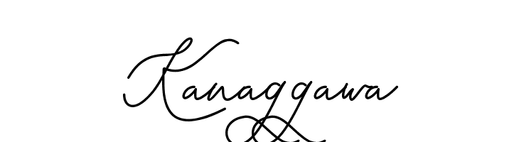 Kanaggawa  Frei Schriftart Herunterladen
