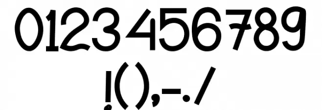 Kanagif Personal Use Font OTHER CHARS