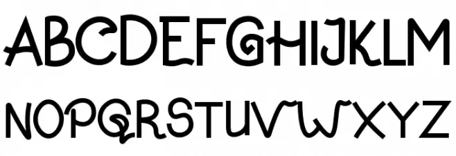 Kanagif Personal Use Schriftart Groß