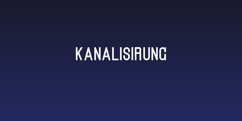 Kanalisirung Social Header