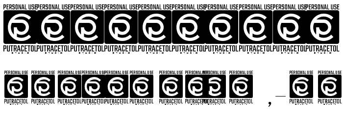 Kanaya Personal Use Font OTHER CHARS