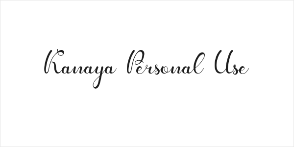 Kanaya Personal Use Logo