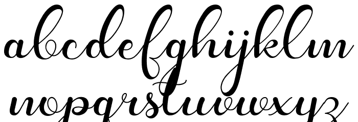 Kanaya Personal Use Font LOWERCASE