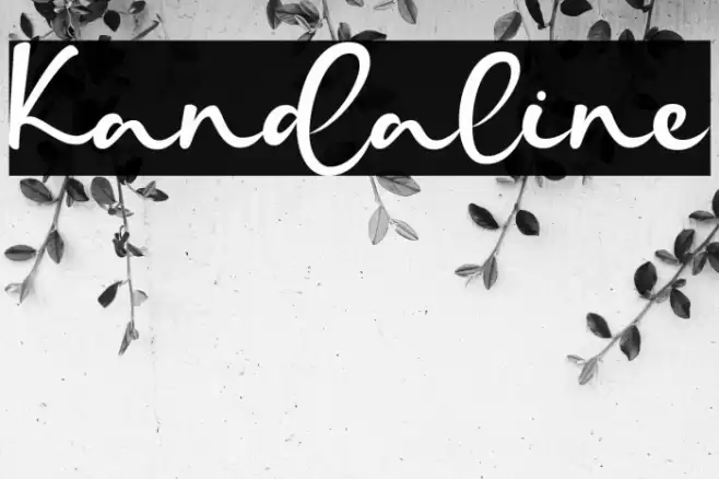 Kandaline Font examples