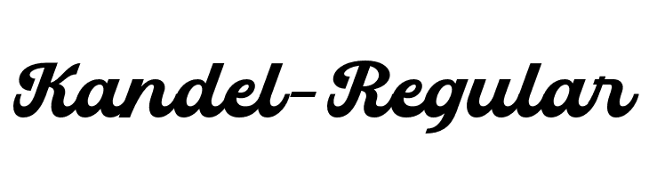 Kandel-Regular  免费字体下载