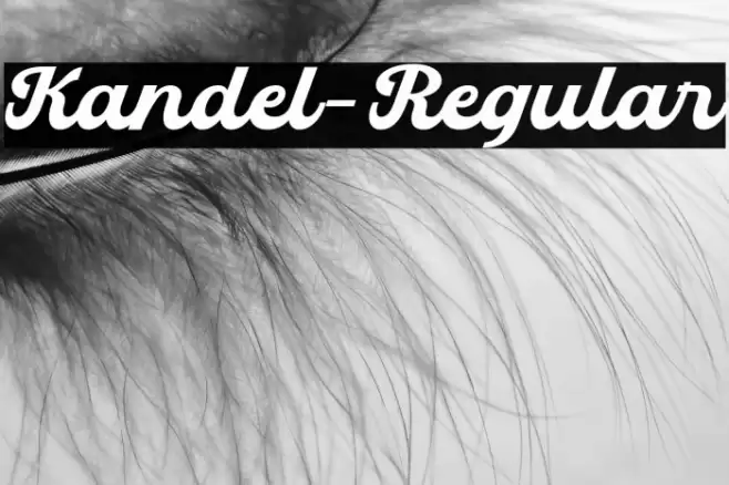Kandel-Regular Font examples