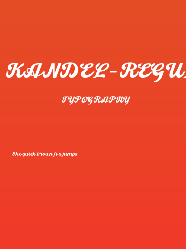 Kandel-Regular Poster