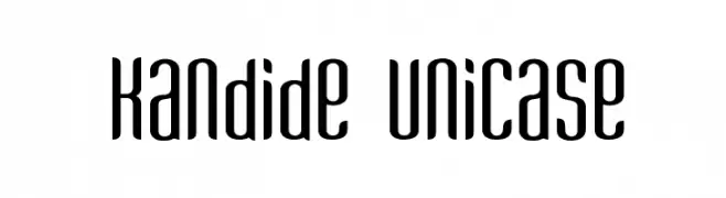 Kandide Unicase  Frei Schriftart Herunterladen