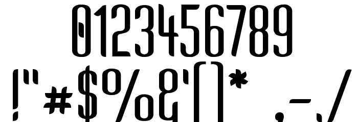 Kandide Unicase Font OTHER CHARS