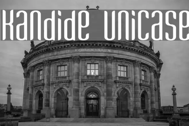 Kandide Unicase Шрифта examples