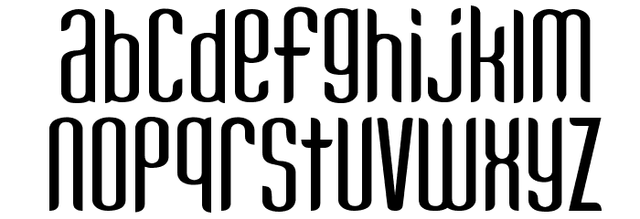 Kandide Unicase Font LOWERCASE