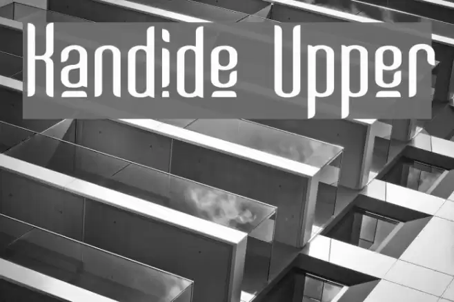Kandide Upper フォント examples