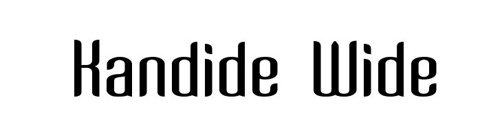 Kandide Wide Font