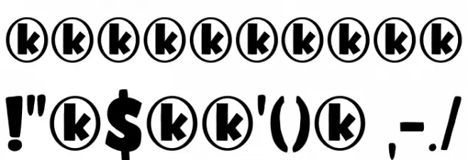 Kandij DEMO Regular Font OTHER CHARS