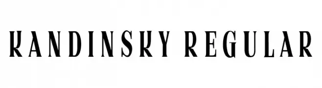 Kandinsky Regular  Frei Schriftart Herunterladen