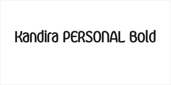Kandira PERSONAL Bold Logo