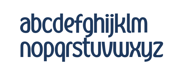 Kandira PERSONAL Bold Lowercase