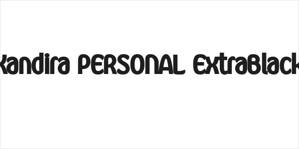 Kandira PERSONAL ExtraBlack Logo