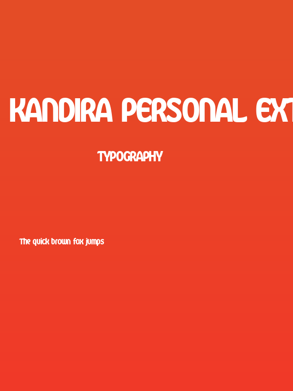 Kandira PERSONAL ExtraBlack Poster