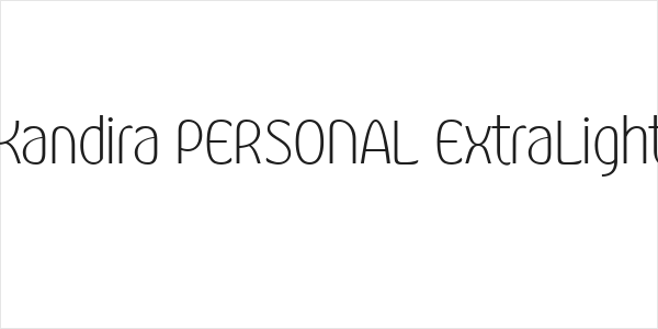 Kandira PERSONAL ExtraLight Logo