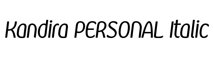 Kandira PERSONAL Italic  لخطوط تنزيل