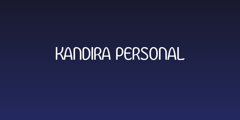 Kandira PERSONAL Social Header
