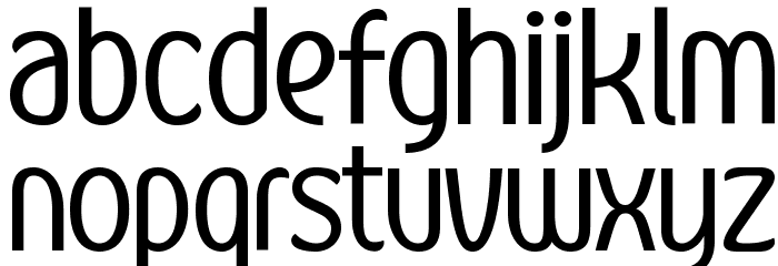 Kandira PERSONAL Font LOWERCASE