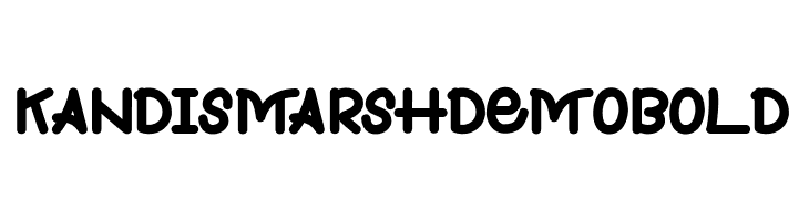 Kandis Marsh Demo Bold  font caratteri gratis