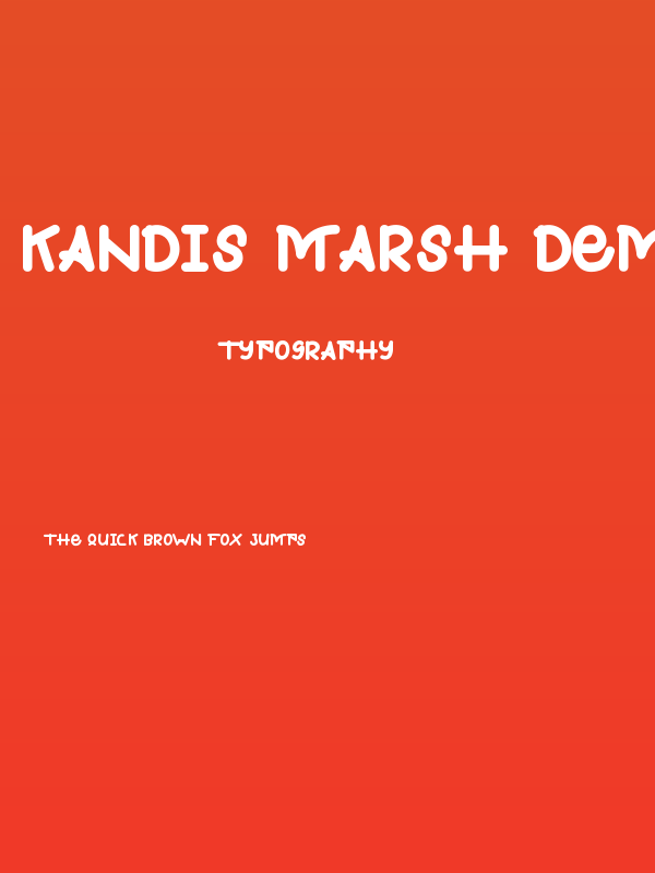 Kandis Marsh Demo Bold Poster