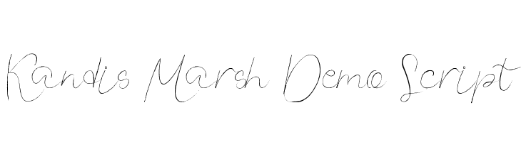 Kandis Marsh Demo Script  font caratteri gratis