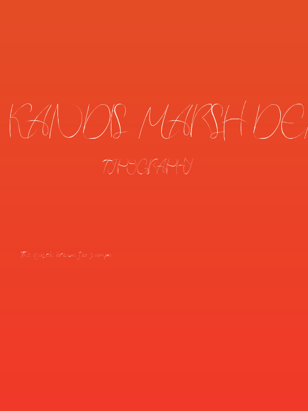 Kandis Marsh Demo Script Poster