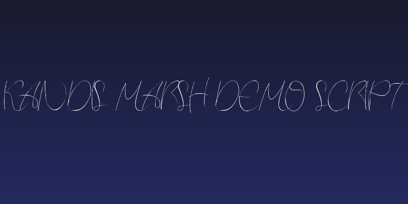 Kandis Marsh Demo Script Social Header