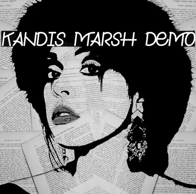 Kandis Marsh Demo Font examples