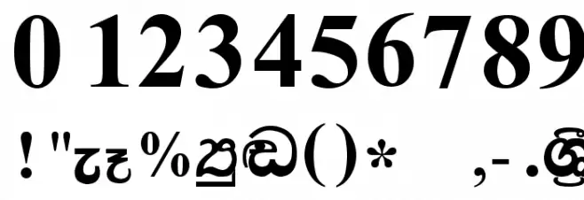 Kandy Supplement Font OTHER CHARS