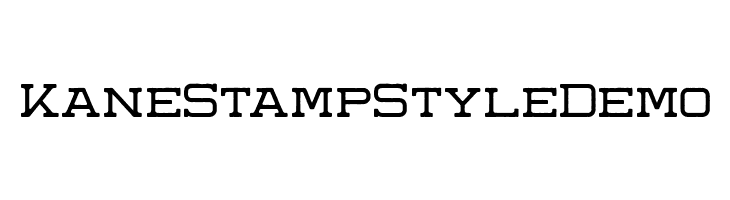 KaneStampStyleDemo  नि: शुल्क फ़ॉन्ट्स डाउनलोड