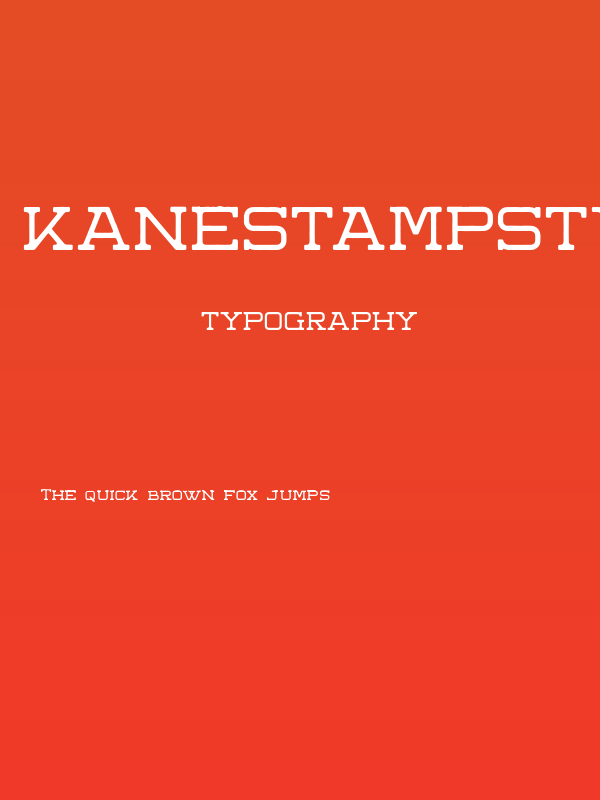 KaneStampStyleDemo Poster
