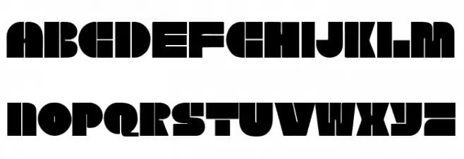 Kangaro Font UPPERCASE