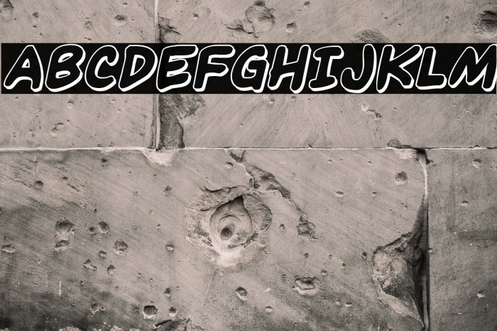 Kangaroo Court 3D Italic Font examples