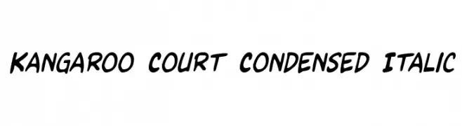 Kangaroo Court Condensed Italic  नि: शुल्क फ़ॉन्ट्स डाउनलोड