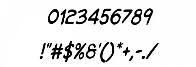 Kangaroo Court Condensed Italic Font OTHER CHARS