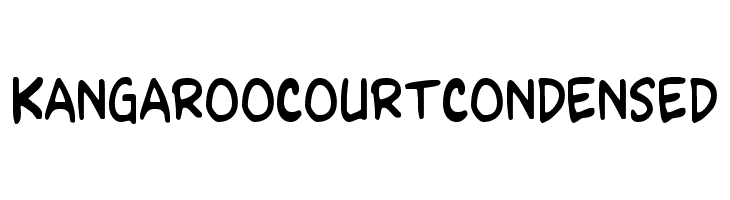 Kangaroo Court Condensed  Frei Schriftart Herunterladen